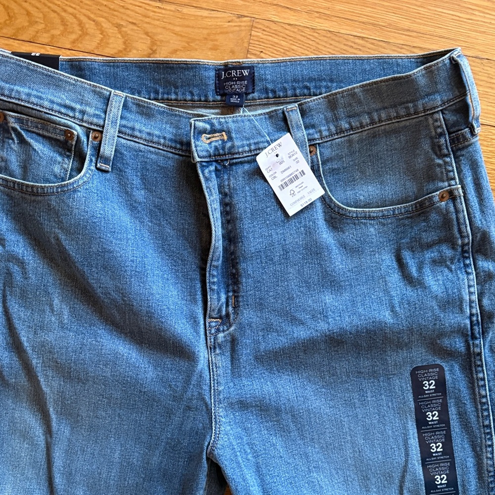 J. Crew Classic Denim Straight Leg Jeans
